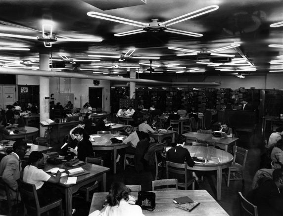 (9473) Buildings, libraries, Old Main, Detroit, Michigan, 1952 (9473) Buildings, libraries, Old Main, Detroit, Michigan, 1952