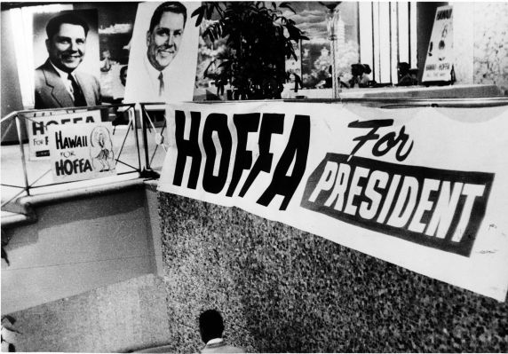(9946) Portrait, James Riddle "Jimmy" Hoffa, Miami Beach, Florida, 1957 (9946) Portrait, James Riddle "Jimmy" Hoffa, Miami Beach, Florida, 1957