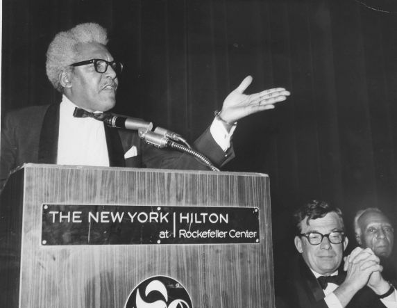 (12118) Bayard Rustin Speaking in New York (12118) Bayard Rustin Speaking in New York