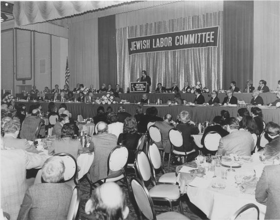 (12156) Albert Shanker speaking before the Jewish Labor Committee (12156) Albert Shanker speaking before the Jewish Labor Committee