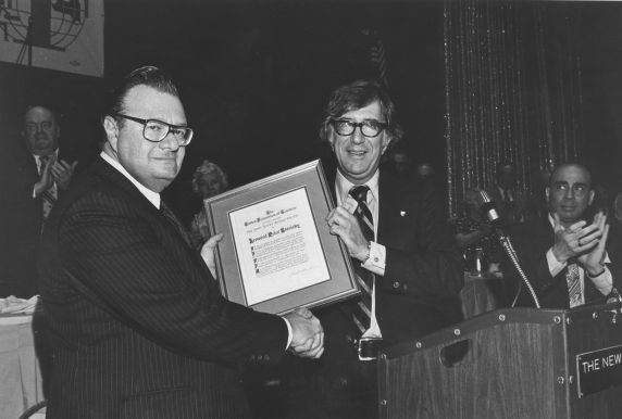 (12166) Senator Leonard P. Stravisky and Albert Shanker (12166) Senator Leonard P. Stravisky and Albert Shanker