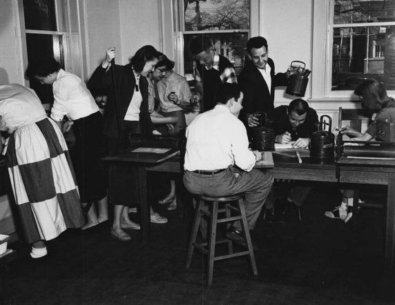 Crowded conditions, Detroit, Michigan Crowded conditions, Detroit, Michigan
