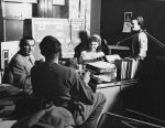 Crowded conditions, offices, Detroit, Michigan Crowded conditions, offices, Detroit, Michigan
