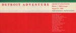 Detroit Adventure, Calendar of Cultural Events, 1960