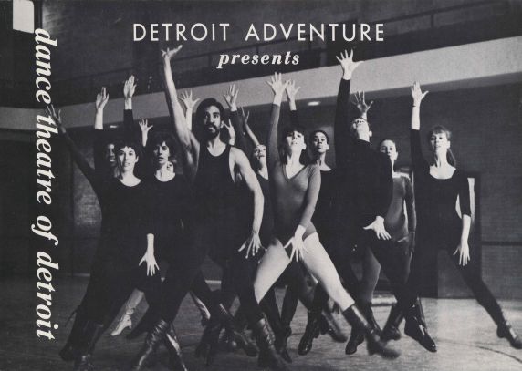 Detroit Adventure, Dance Theatre of Detroit flyer, 1968 Detroit Adventure, Dance Theatre of Detroit flyer, 1968