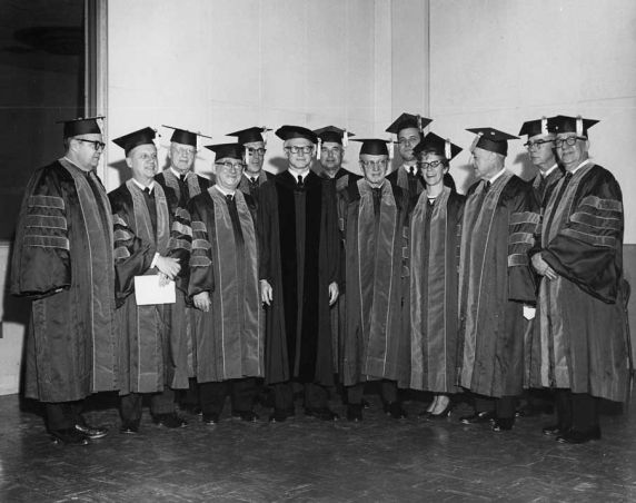 President William Keast, commencement, Detroit, Michigan President William Keast, commencement, Detroit, Michigan