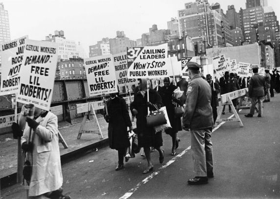 (7680) Council 50 protests for Lillian Roberts (7680) Council 50 protests for Lillian Roberts