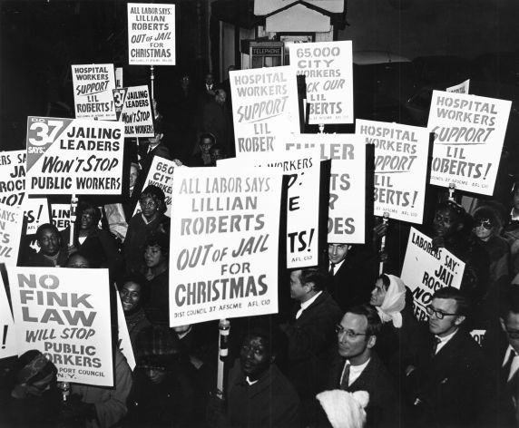(7682) Council 50 protests for Lillian Roberts (7682) Council 50 protests for Lillian Roberts