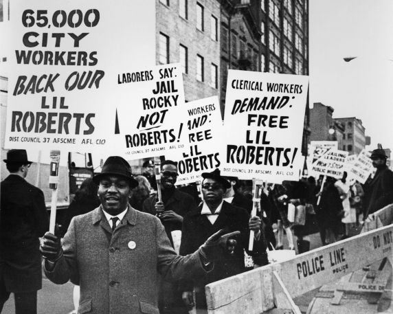 (7684) Council 50 protests for Lillian Roberts (7684) Council 50 protests for Lillian Roberts