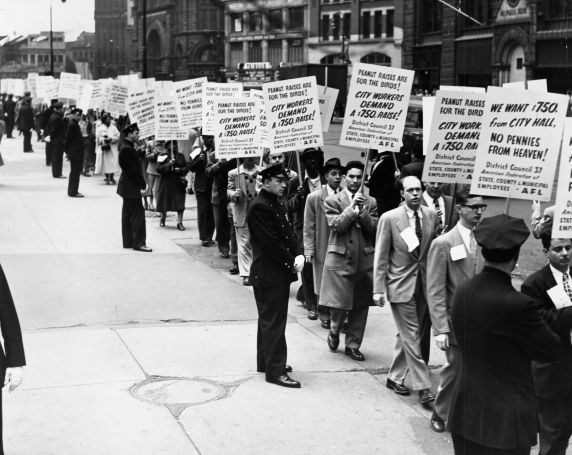 (7675) Council 37 marches, New York City (7675) Council 37 marches, New York City