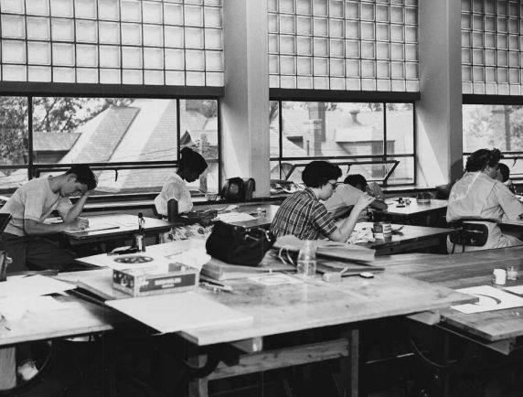 State Hall, classroom, Detroit, Michigan State Hall, classroom, Detroit, Michigan