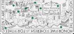 Wayne University Illustrated Map, 1939 (detail) Wayne University Illustrated Map, 1939 (detail)