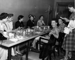 (2161) Dot Merrill, Katharine Stinson, Dinner, 1955 National Convention (2161) Dot Merrill, Katharine Stinson, Dinner, 1955 National Convention