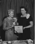 (2359) Desiree LeBeau, Achievement Award, 1959 SWE National Convention (2359) Desiree LeBeau, Achievement Award, 1959 SWE National Convention