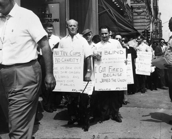 (7696) Blind vendors protest, New York (7696) Blind vendors protest, New York